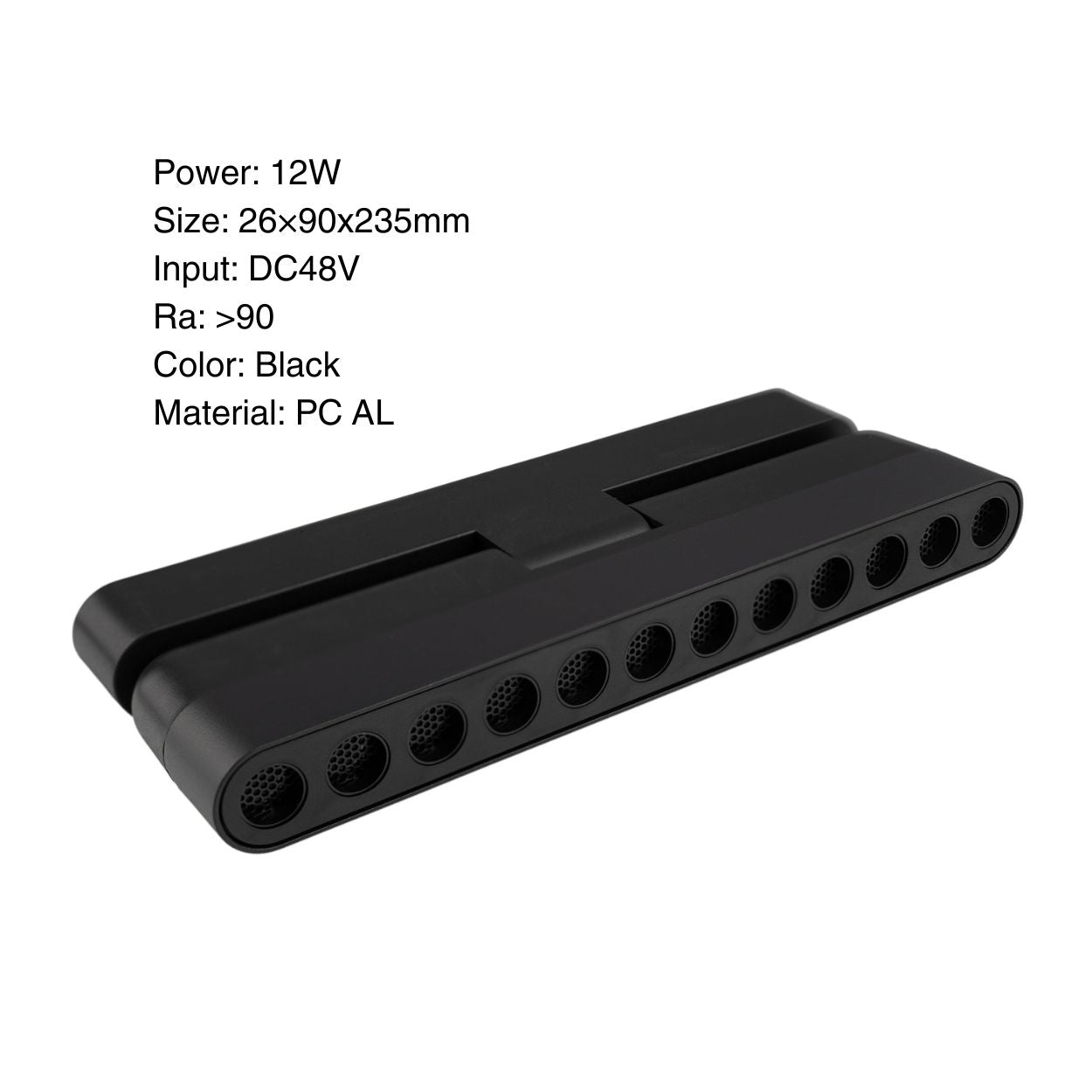 Folding Honeycomb Grille Light 12W - LED Magnetic Track Rail Lamp