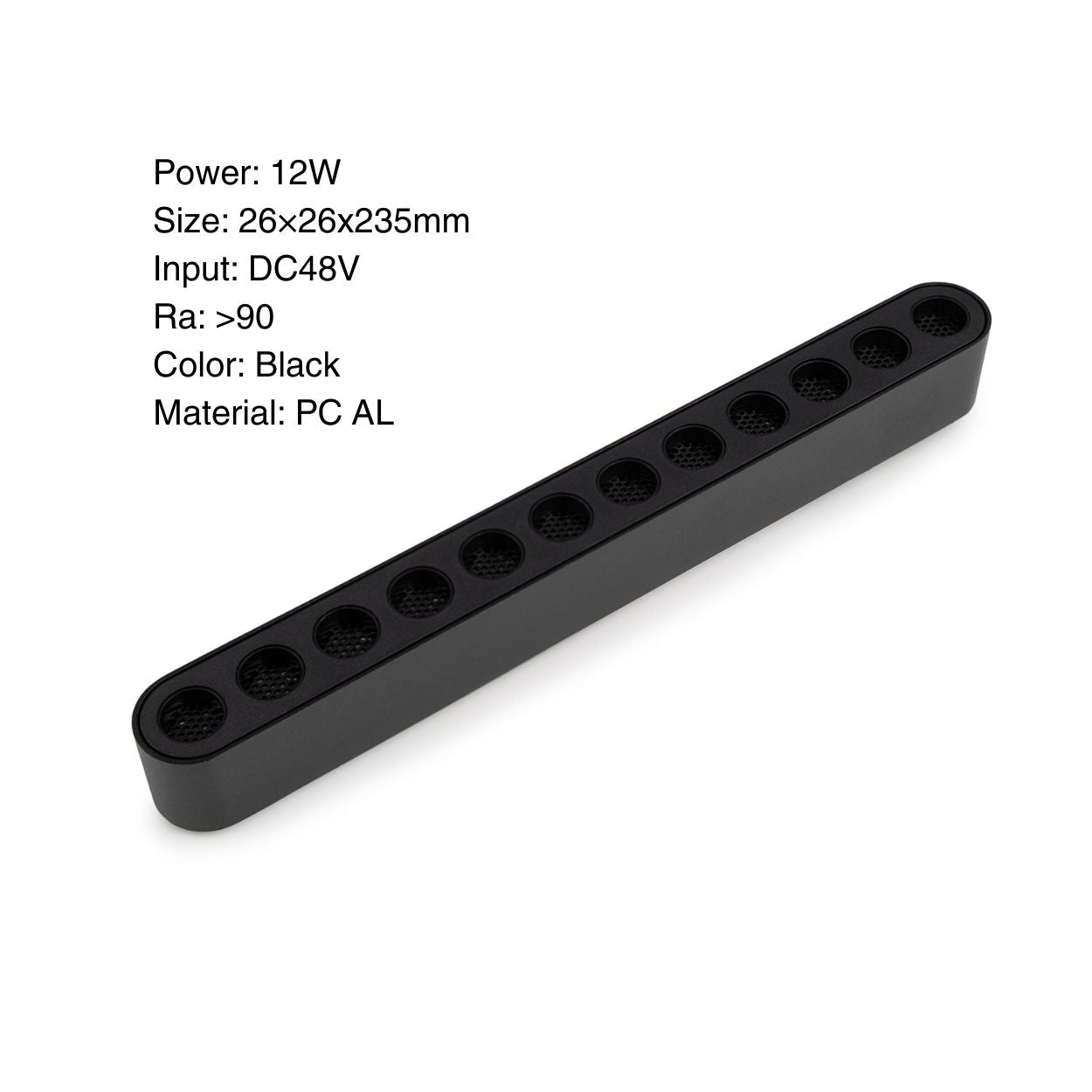 Honeycomb Grille Light 12W - LED Magnetic Track Rail Lamp