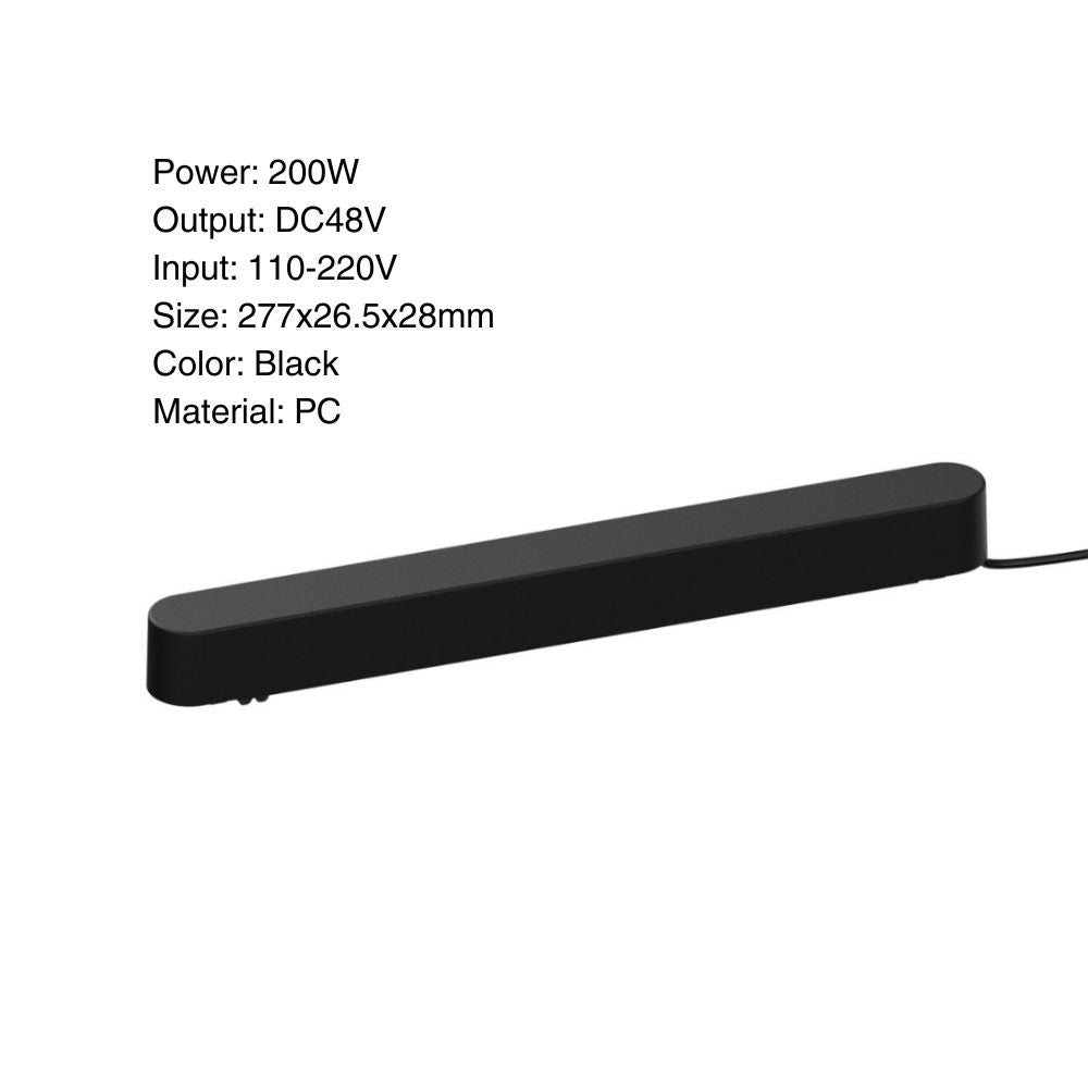 200W Power Supply Device for LED Magnetic Track Rail Light