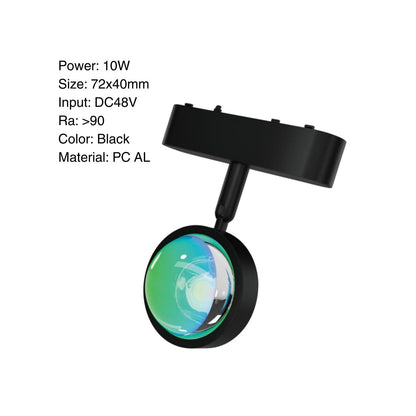 Golden Hour Sunset Light 10W - Projection LED Magnetic Track Rail Lamp