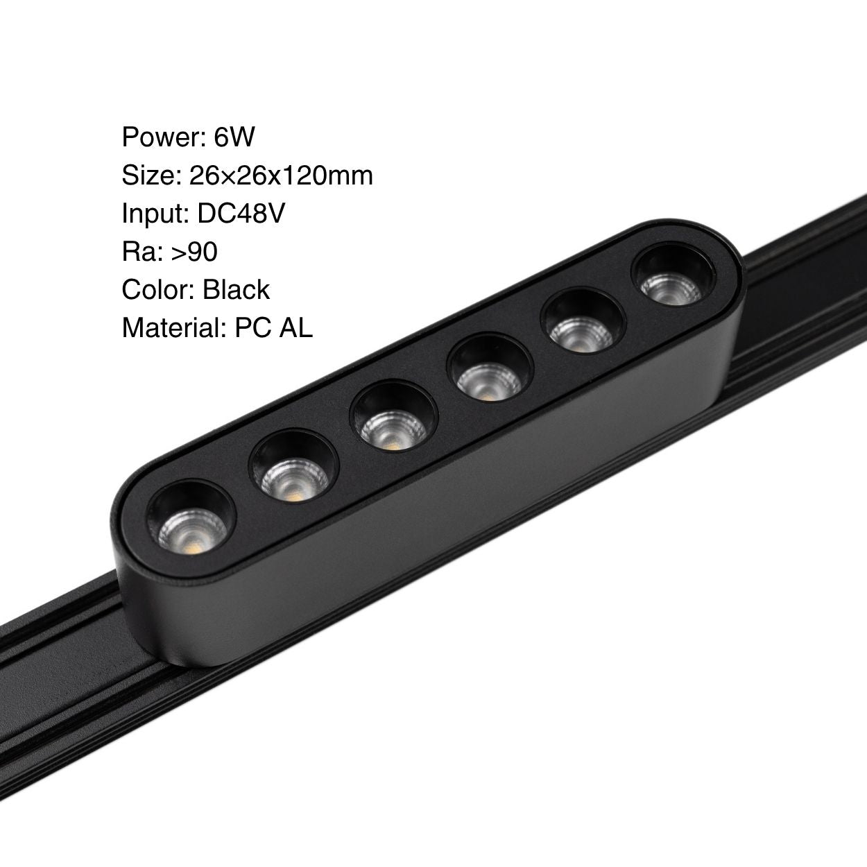 Grille Light 6W - LED Magnetic Track Rail Lamp