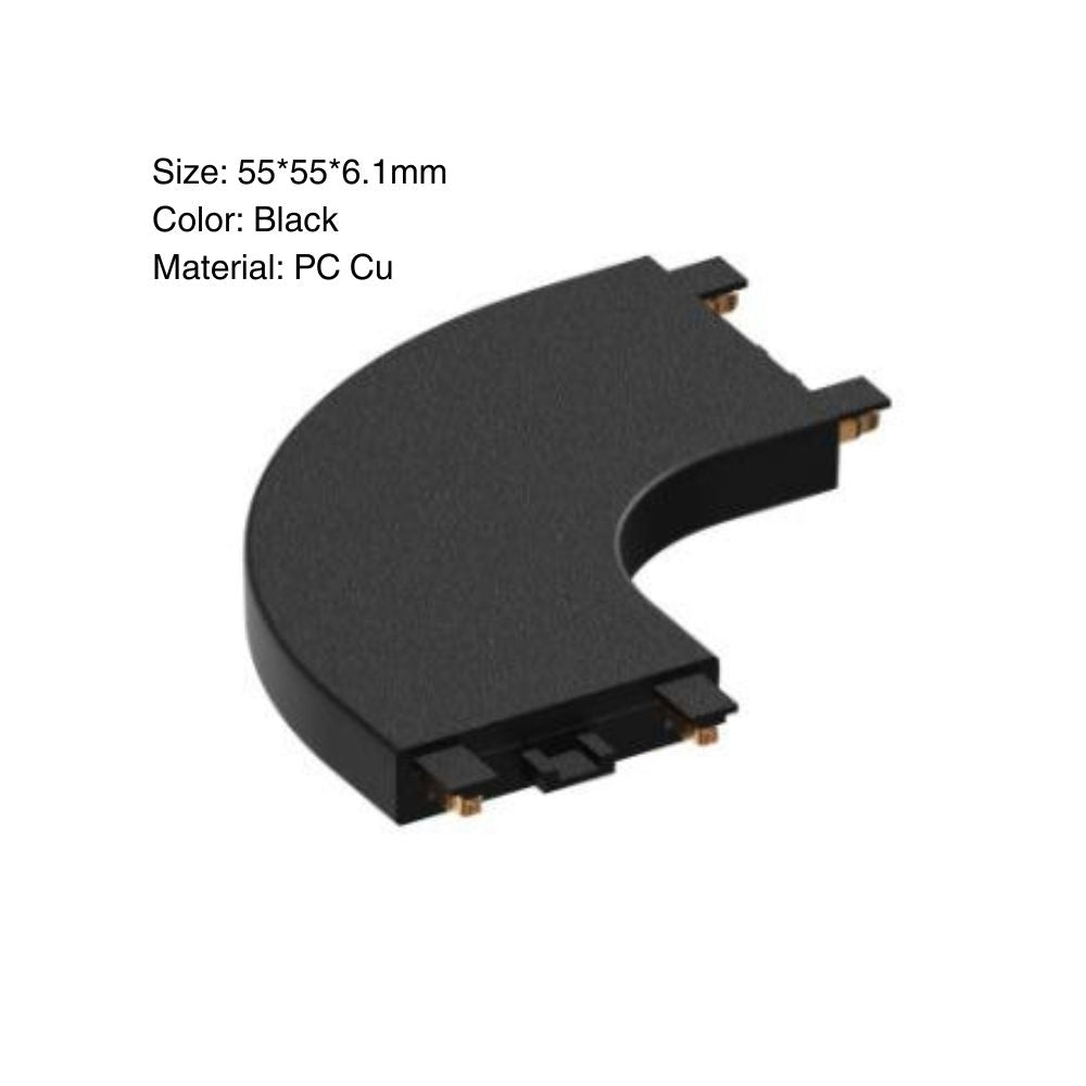Elbow (L) Type Corner Connector for Magnetic Track Rail