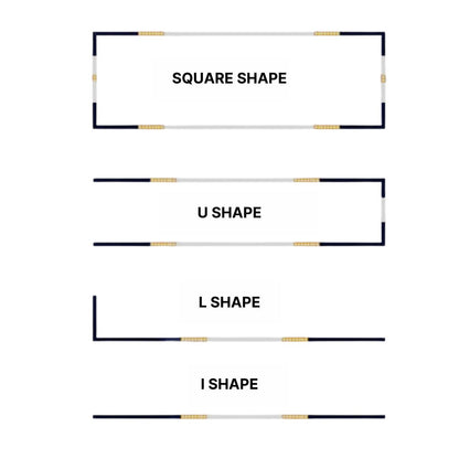 Orthogonal L Type Corner Connector for Magnetic Track Rail