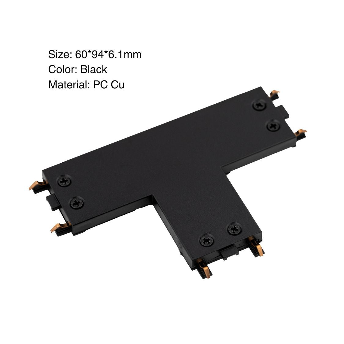 T Type Connector for Magnetic Track Rail
