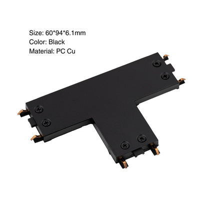T Type Connector for Magnetic Track Rail