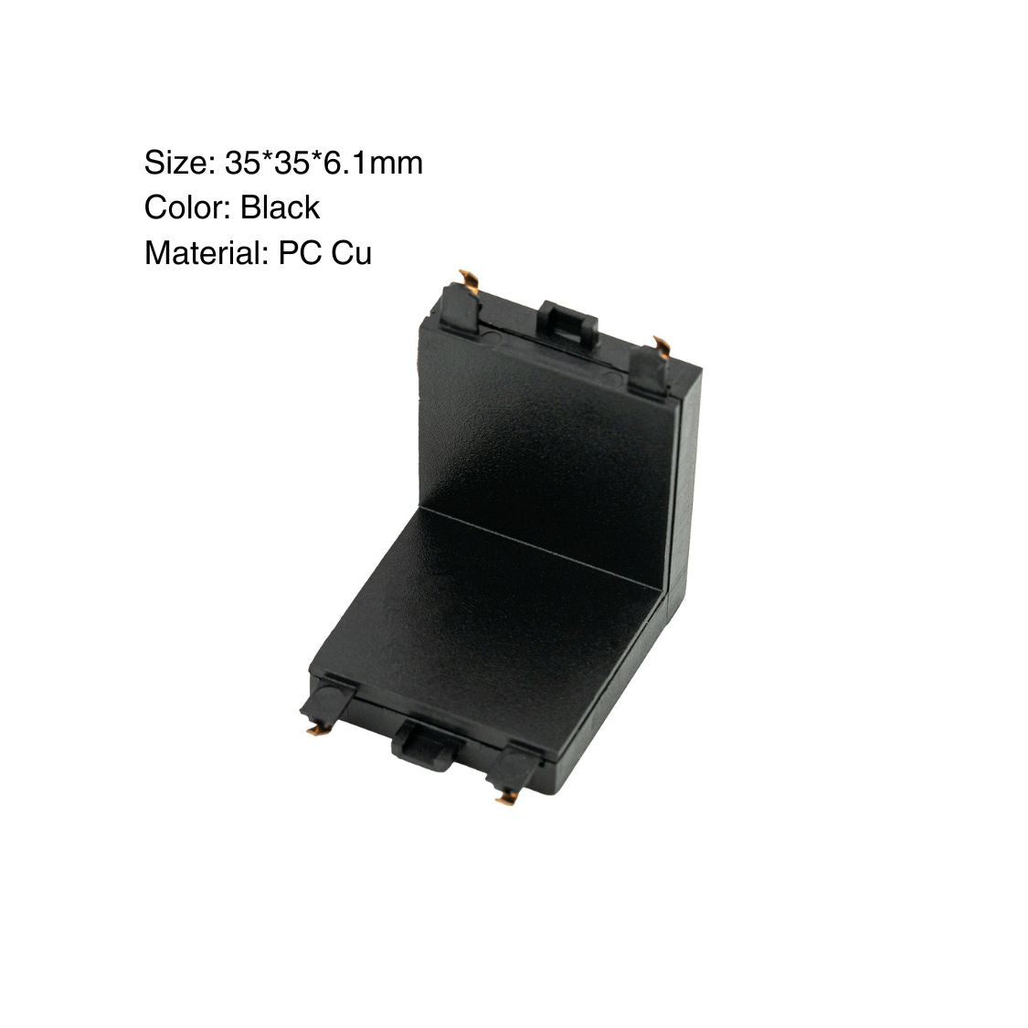 Vertical L Type Corner Connector for Magnetic Track Rail